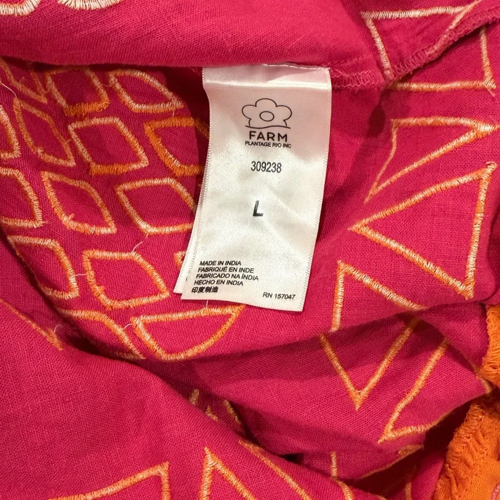 FARM Rio Orange and Pink Tropical Maxi Dress - Picture 13 of 14